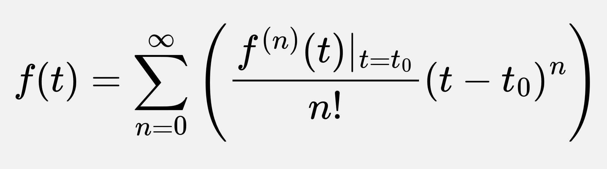 A simple physical approach to understand the Taylor series